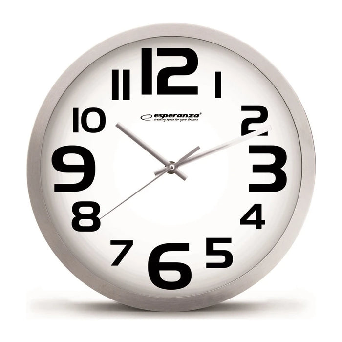 Orologio da parete Esperanza EHC013W - Zurigo - Nero Orologio al quarzo ovale nero, bianco