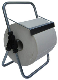 Porta Rotolo a Cavalletto da Banco per Carta Asciugamani Multiuso 30 cm in Acciaio 8055E Agrati