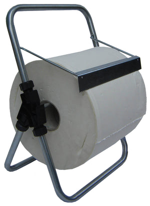 Porta Rotolo a Cavalletto da Banco per Carta Asciugamani Multiuso 30 cm in Acciaio 8055E Agrati