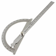Trade Shop - Strumento Di Misurazione Angoli A Stecca Righello Goniometro Scalimetro 150mm -