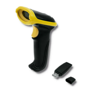 Qoltec 50862 Lettore di codici a barre laser wireless 1D | 2.4GHz