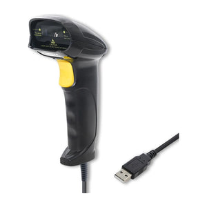 Qoltec 50876 Lettore laser 1D | USB | Nero