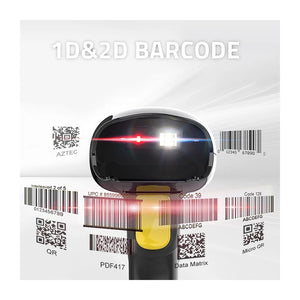 Scanner di codici a barre wireless Qoltec 50856 1D 2D | 2.4GHz
