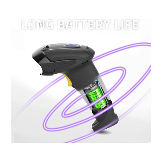 Scanner di codici a barre wireless Qoltec 50856 1D 2D | 2.4GHz