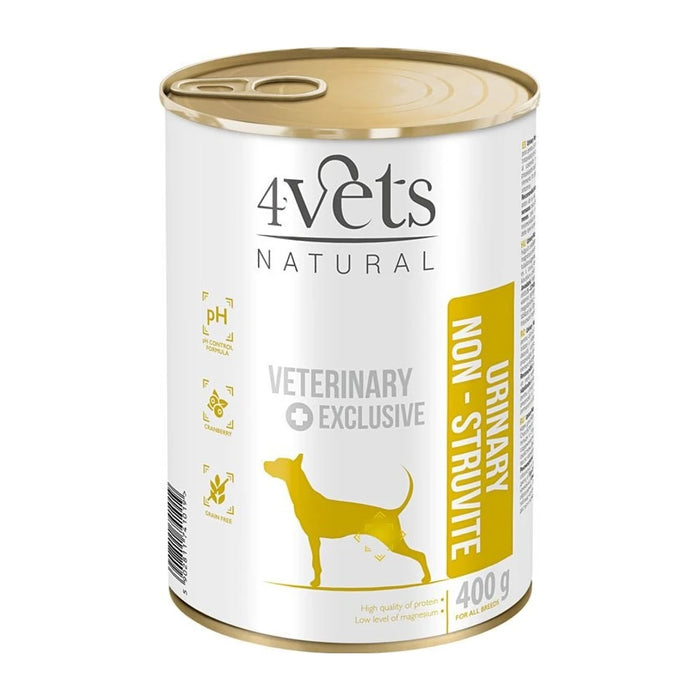 4VETS Cibo Umido per Cani Natural Urinary No Struvit - 400 g