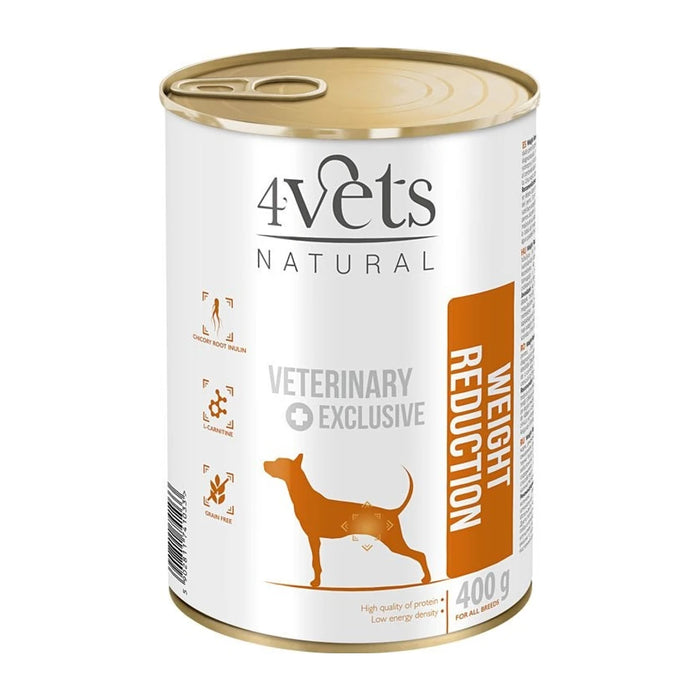 Cibo umido per cani 4VETS Natural Weight Reduction - 400 g