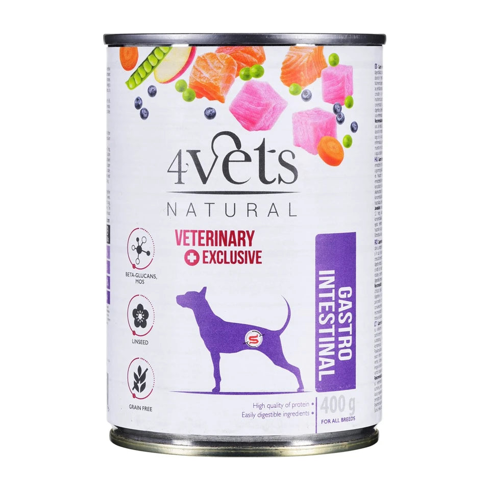 4VETS Cibo Umido per Cani Gastrointestinale Naturale - 400 g