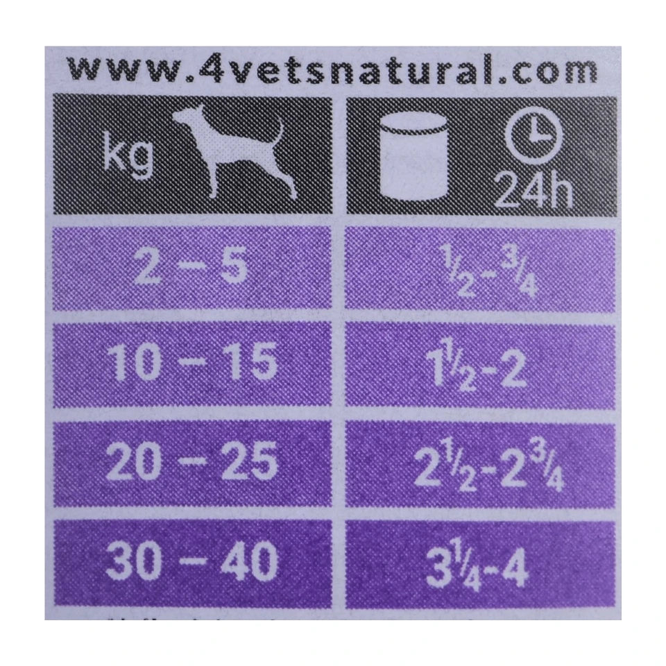 4VETS Cibo Umido per Cani Gastrointestinale Naturale - 400 g