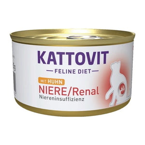 KATTOVIT Dieta Felina Niere/Renale Pollo - cibo umido per gatti - 185g