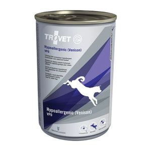 TROVET Ipallergenico VPD con cervo - Cibo umido per cani - 400 g