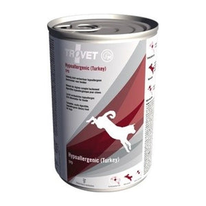 TROVET Ipallergenico TPD con tacchino - Cibo umido per cani - 400 g