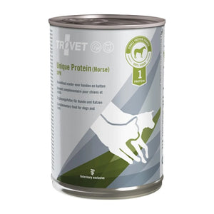 TROVET Unique Protein UPH con cavallo - Cibo umido per cani e gatti - 400 g
