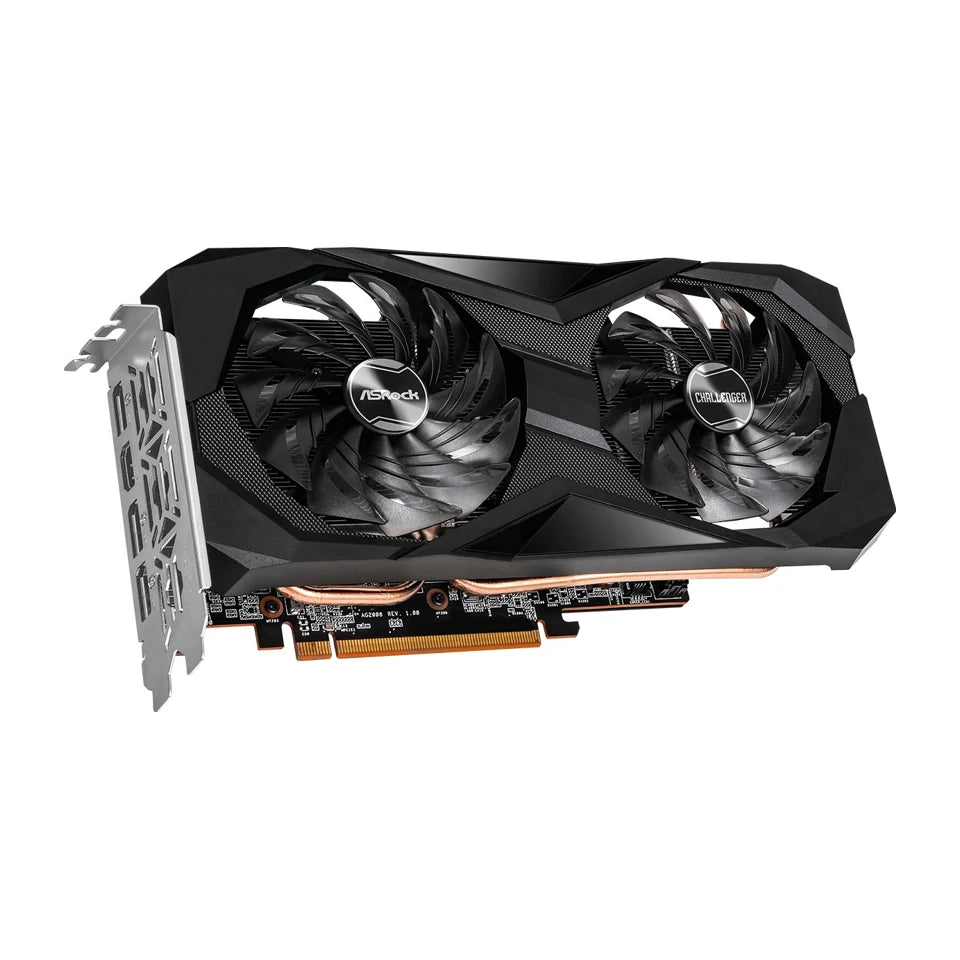 Scheda grafica Asrock Challenger 90-GA41ZZ-00UANF AMD Radeon RX 7600 8 GB GDDR6