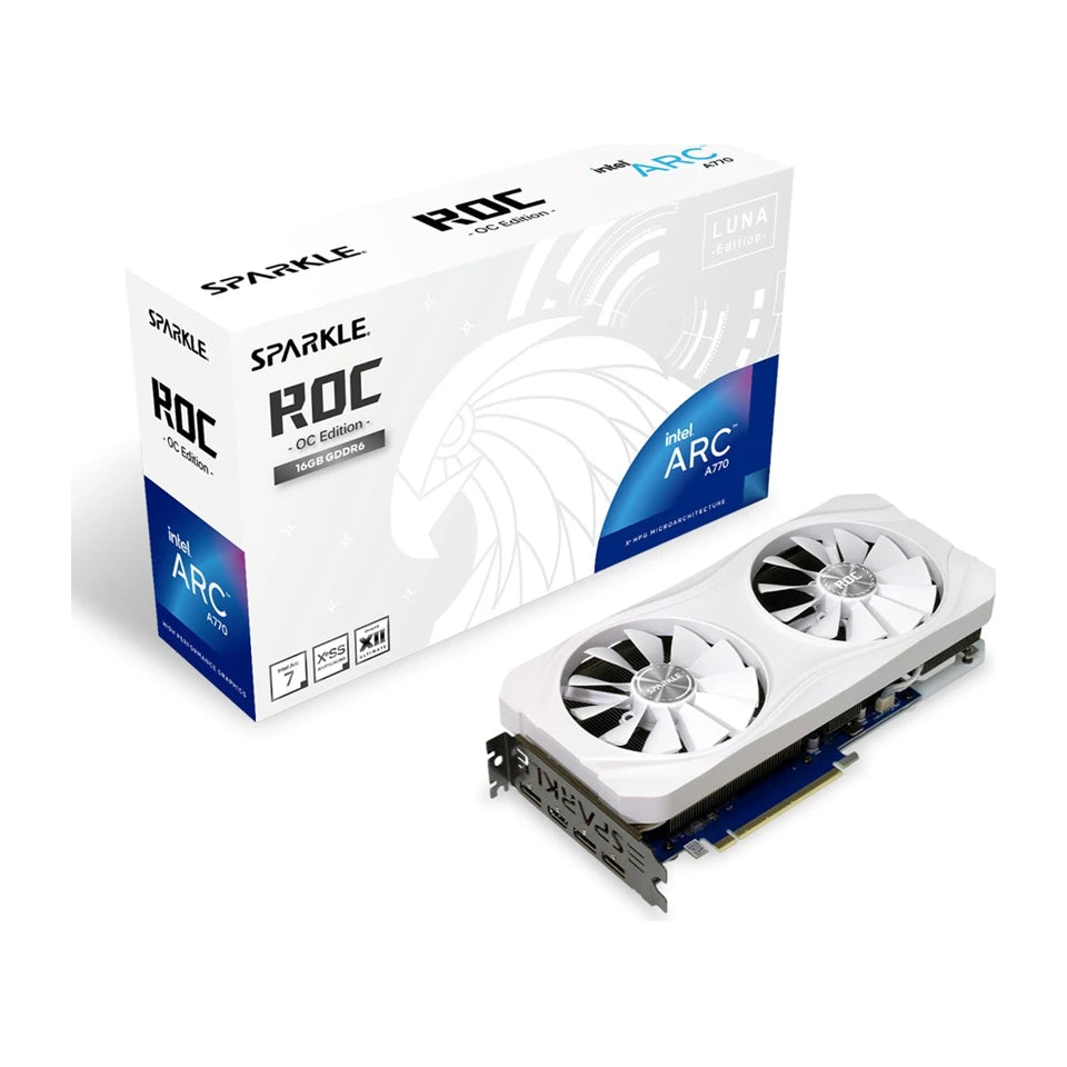 Scheda grafica Sparkle Intel Arc A770 ROC Luna 16GB WH