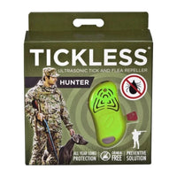 TICKLESS rimuovi zecche ad ultrasuoni, per cacciatori HUNTER, verde