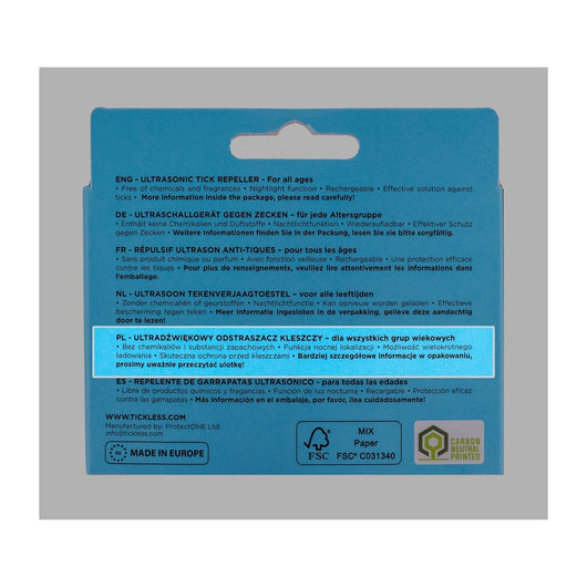 Tickless Run Repellente per zecche blu per gli esseri umani