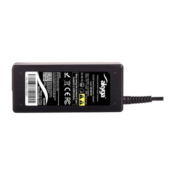 Akyga AK-ND-06 adattatore di alimentazione/inverter da interno 65 W nero