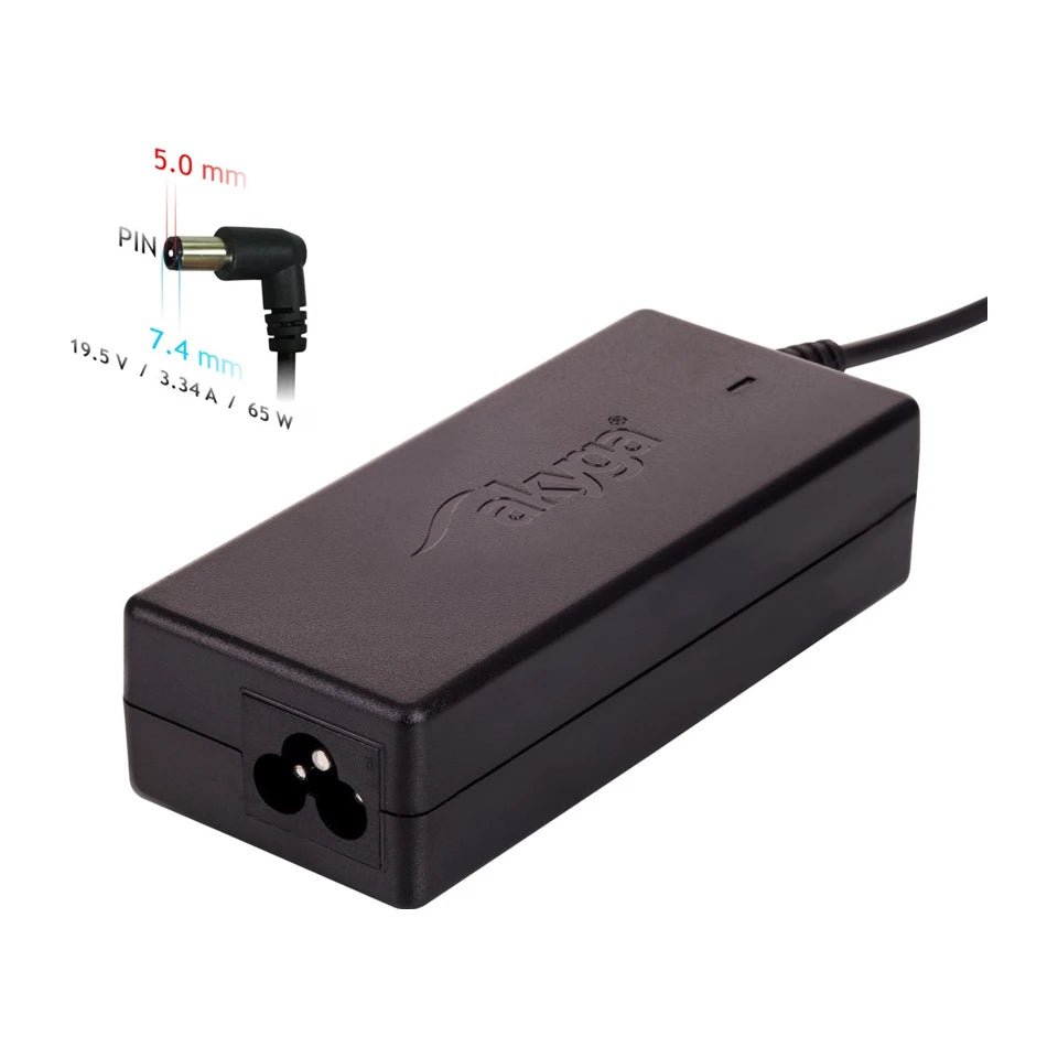 Akyga AK-ND-05 adattatore di alimentazione/inverter da interno 65 W nero