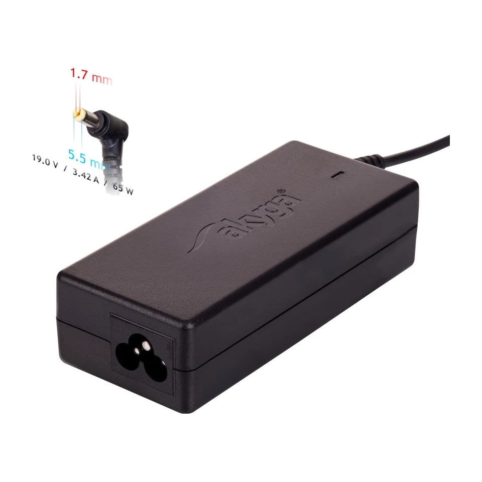 Akyga AK-ND-06 adattatore di alimentazione/inverter da interno 65 W nero