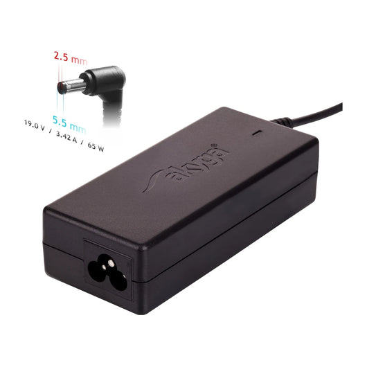 Adattatore/inverter di alimentazione Akyga AK-ND-01 da interno 65 W nero