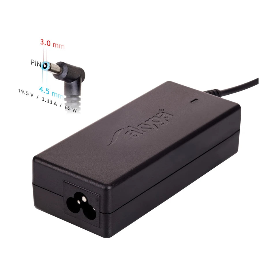 Adattatore/inverter di alimentazione Akyga AK-ND-25 da interno 65 W nero