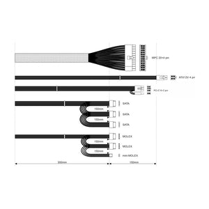 Alimentatore Akyga AK-B1-500 da 500 W 20+4 pin ATX ATX Grigio