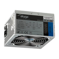 Alimentatore Akyga AK-B1-500 da 500 W 20+4 pin ATX ATX Grigio