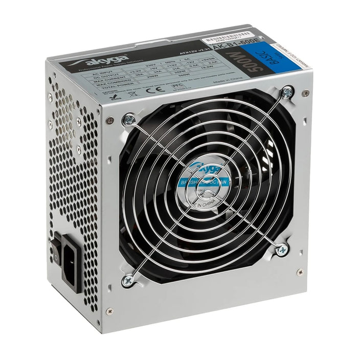 Alimentatore Akyga AK-B1-500E 500 W 20+4 pin ATX ATX Grigio