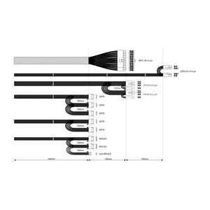 Alimentatore Akyga AK-B1-700 da 700 W 20+4 pin ATX ATX Grigio