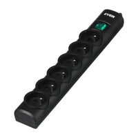 Ever Optima 3m Nero 6 prese AC 250 V