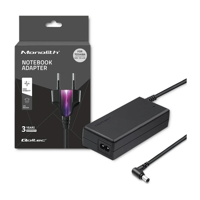 Adattatore/inverter di alimentazione Qoltec 50076, 90W, nero per uso interno