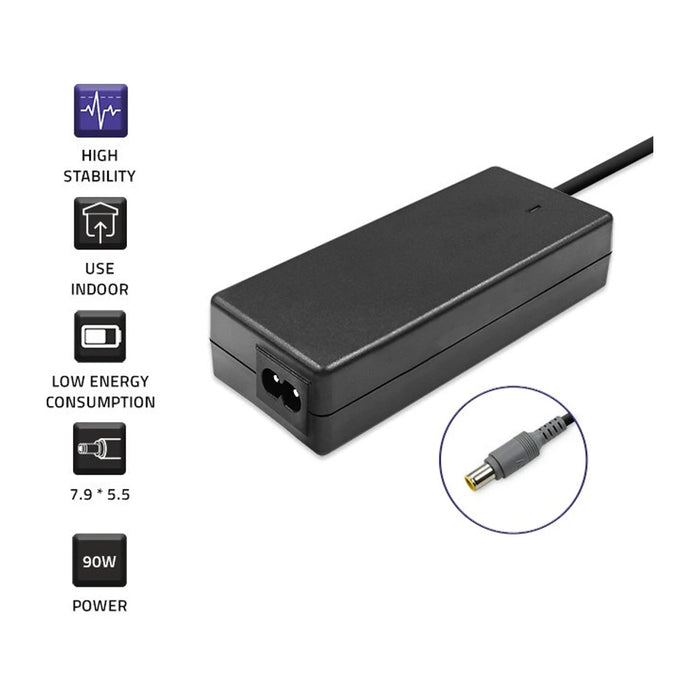 Adattatore/inverter di alimentazione Qoltec 50093 90 W Nero