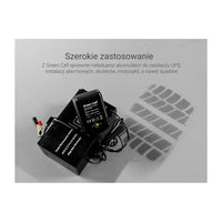 Caricabatterie per veicoli Green Cell ACAGM05 2/6/12 V Nero