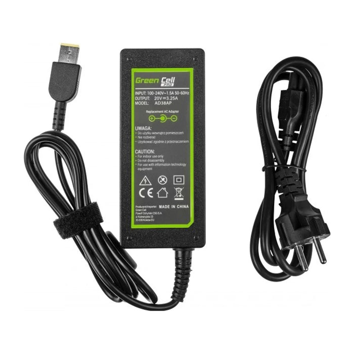 Adattatore/inverter di alimentazione Green Cell AD38AP da interno 65 W nero