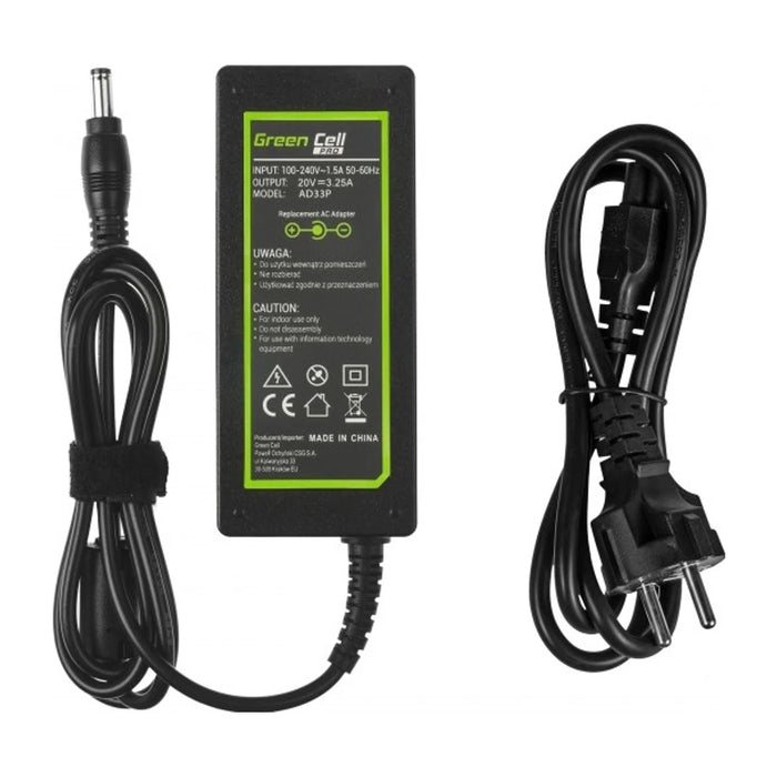 Adattatore/inverter di alimentazione Green Cell AD33P da interno 65 W nero