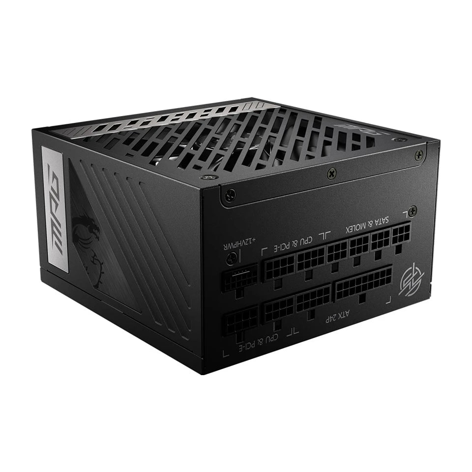 Unità di alimentazione MSI MPG A850G PCIE5 850 W 24-pin ATX ATX nera