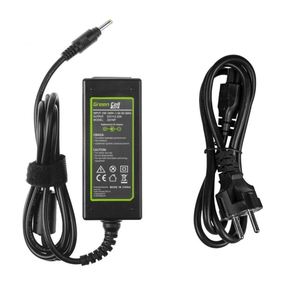 Adattatore/inverter Green Cell AD76P da interno 45 W nero