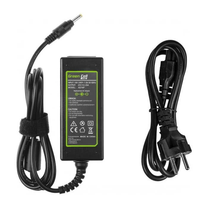 Adattatore/inverter Green Cell AD76P da interno 45 W nero