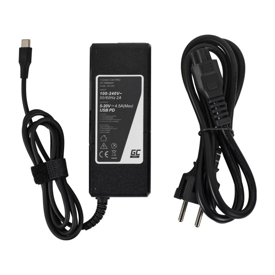 Adattatore/inverter di alimentazione Green Cell AD139P universale 90 W nero