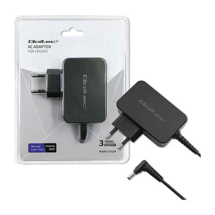 Adattatore/inverter di alimentazione Qoltec 51026 da interno/esterno 65 W nero