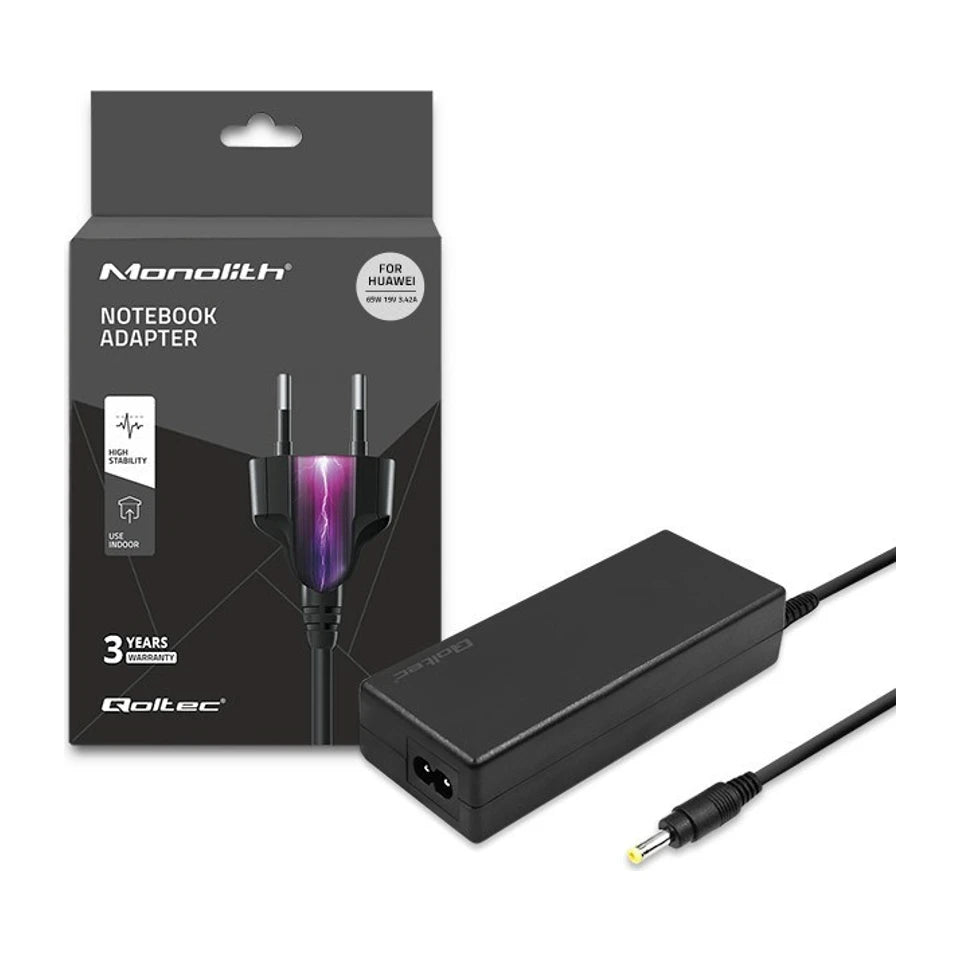 Adattatore/inverter di alimentazione Qoltec 51038 da interno 65 W nero