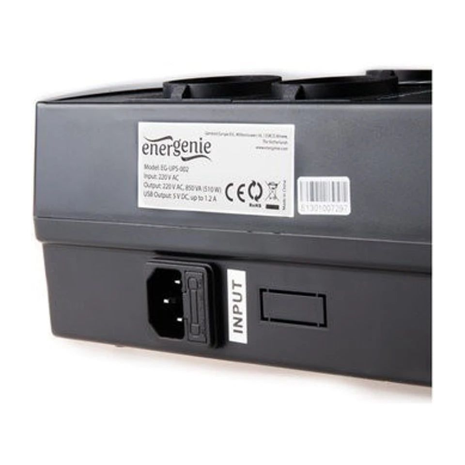 EnerGenie EG-UPS-001 alimentatore di emergenza (UPS) Line-Interactive 0,65 kVA 390 W 4 prese AC