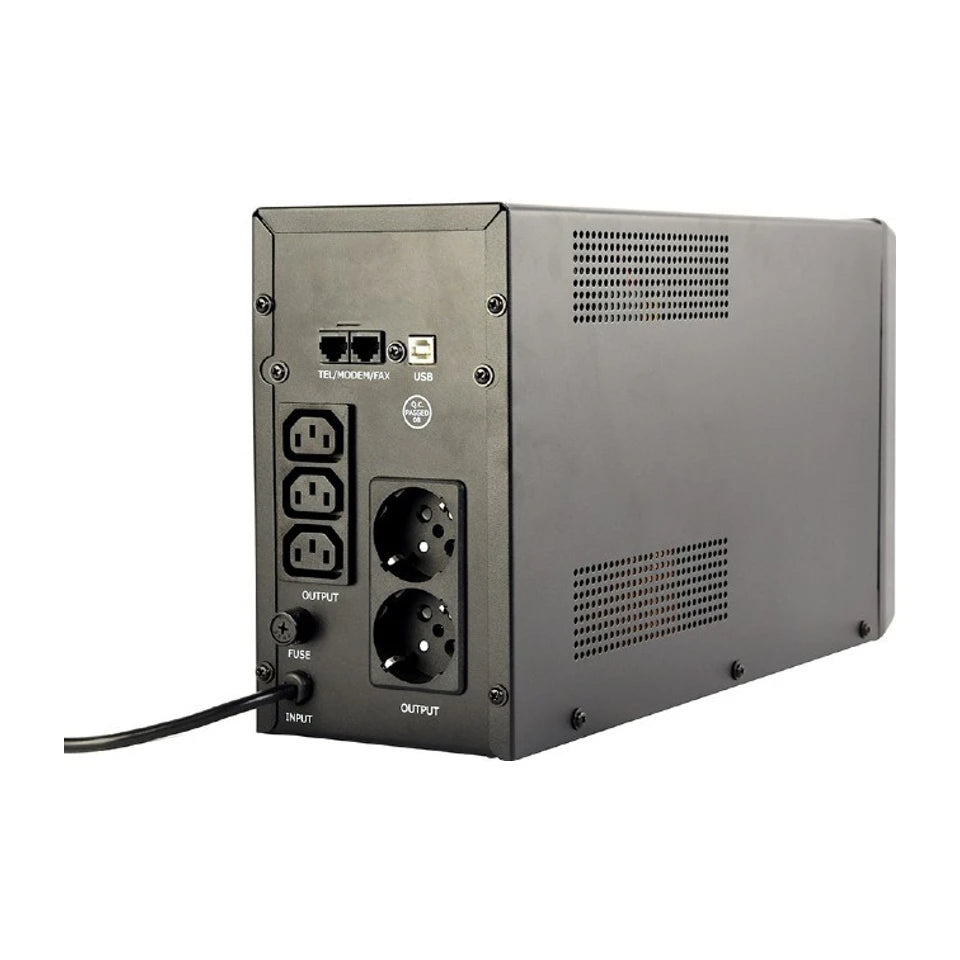 Gembird EG-UPS-035 alimentatore di emergenza (UPS) Line-Interactive 2 kVA 1200 W 5 prese AC