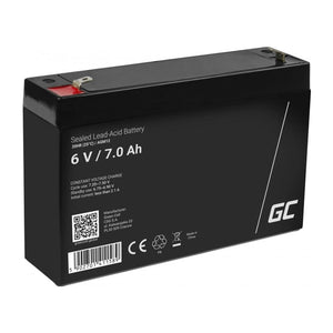 Batteria ricaricabile industriale Green Cell AGM12 al piombo sigillata (VRLA) 7000 mAh 6 V