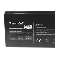 Batteria UPS al piombo sigillata Green Cell AGM06 (VRLA) 12 V 9 Ah