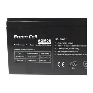 Batteria UPS al piombo sigillata Green Cell AGM06 (VRLA) 12 V 9 Ah