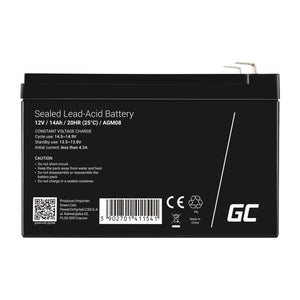 Batteria ricaricabile industriale Green Cell AGM08 piombo sigillato (VRLA) 1400 mAh 12 V