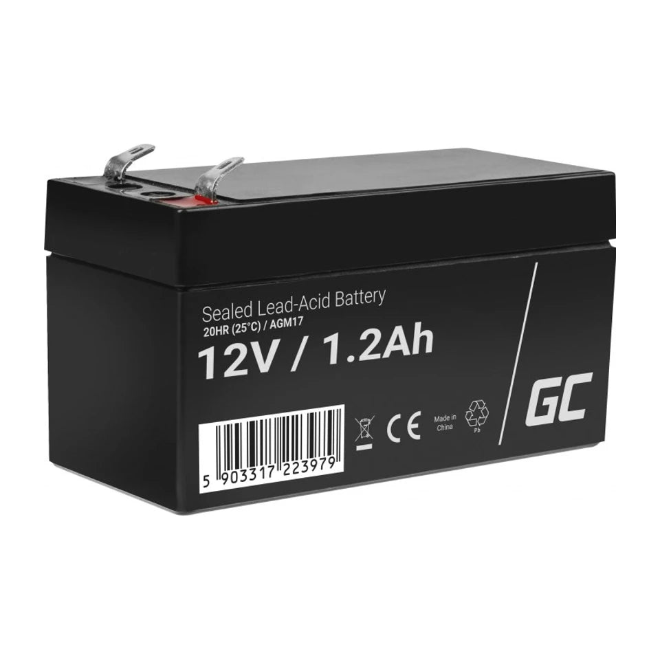 Batteria UPS al piombo sigillata Green Cell AGM17 (VRLA) 12 V 1.2 Ah