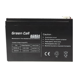 Batteria UPS Green Cell AGM04 al piombo sigillata (VRLA) 12 V 7 Ah