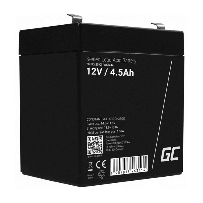 Batteria UPS al piombo sigillata Green Cell AGM44 (VRLA) 12 V 4.5 Ah